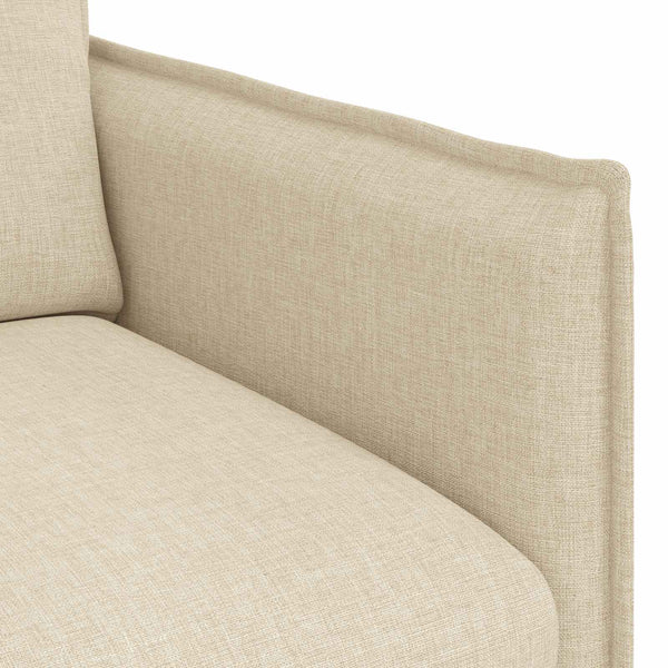vidaXL Sofa Set 2 pcs Cream 156 x 82 x 85 cm Fabric