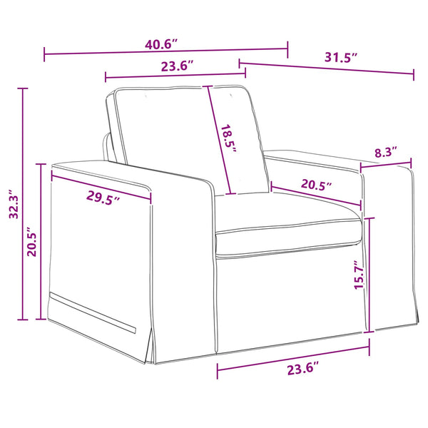 vidaXL Sofa Set 2 pcs Dark Grey 222 x 80 x 82 cm Fabric