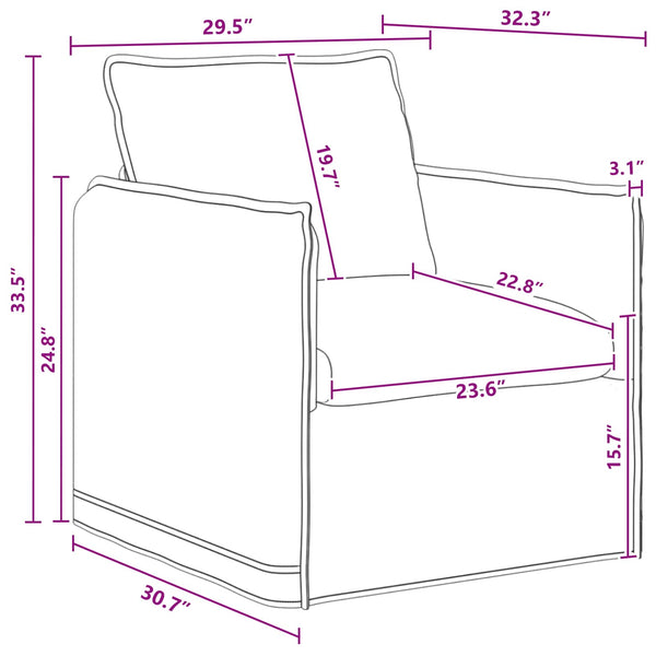 vidaXL Sofa Set 2 pcs Dark Grey 196 x 82 x 85 cm Fabric
