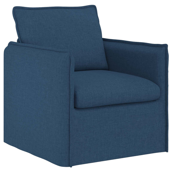 vidaXL Sofa Set 2 pcs Blue 196 x 82 x 85 cm Fabric