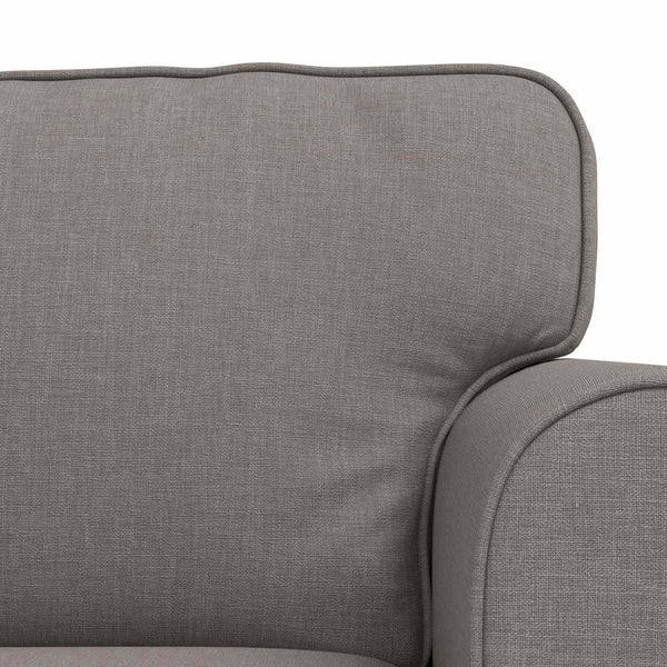 vidaXL Sofa Set 2 pcs Taupe 245 x 82 x 80 cm Fabric