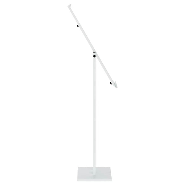 vidaXL Exhibition Stands 2 pcs White 26.5 x 26.5 x 150 cm Steel