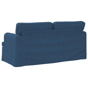 vidaXL Sofa Blue 162 x 80 x 85 cm Fabric