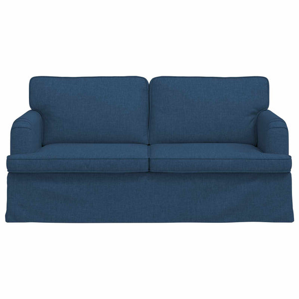 vidaXL Sofa Blue 162 x 80 x 85 cm Fabric