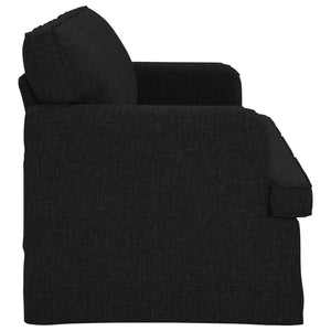 vidaXL Sofa Black 201 x 80 x 85 cm Fabric