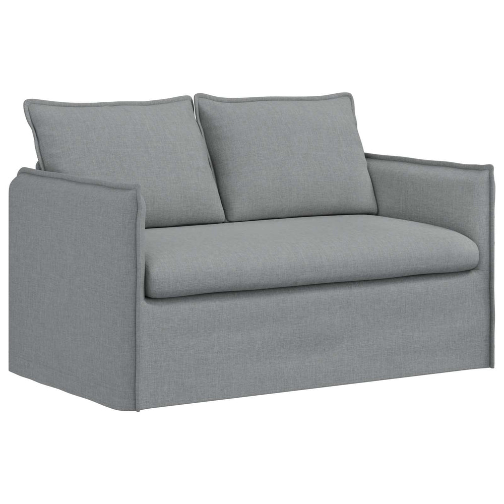 vidaXL Sofa Light Gray 136 x 82 x 85 cm Fabric