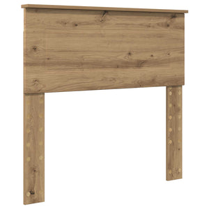 vidaXL Bed Frame Crafted Oak 100 x 200 cm Engineered Wood