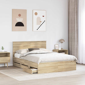 Bettrahmen Sonoma Eiche 150x200 cm