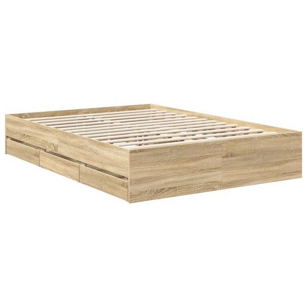 Bettrahmen Sonoma Eiche 140x190 cm
