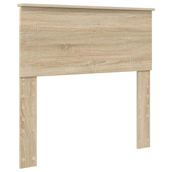 vidaXL Bed Frame Sonoma Oak 75 x 190 cm Engineered Wood