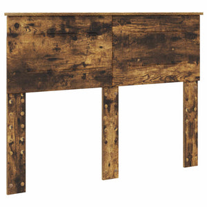 vidaXL Bed Frame Smoked Oak 120 x 200 cm Engineered Wood