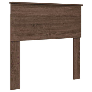 vidaXL Bed Frame Brown Oak Look 70 x 190 cm Engineered Wood
