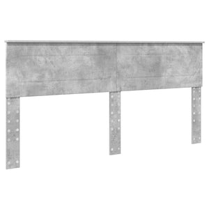 vidaXL Storage Bed Concrete Grey 180 x 200 cm Engineered Wood