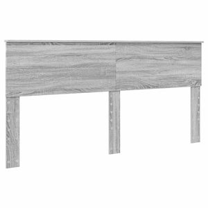 vidaXL Storage Bed Sonoma Grey 180 x 200 cm Engineered Wood