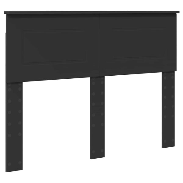 vidaXL Storage Bed Black 135 x 190 cm Engineered Wood