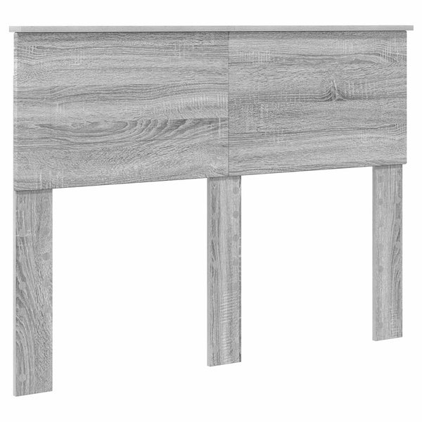vidaXL Bed Frame Sonoma Grey 137 x 203 cm Engineered Wood