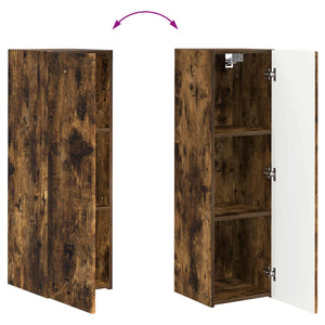 vidaXL TV cabinet set 3 pcs Smoked Oak Engineered Wood