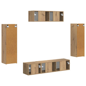 TV-Schrank 5-teilig Artisan-Eiche
