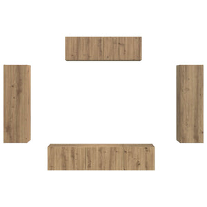 TV-Schrank 5-teilig Artisan-Eiche