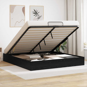 Ottoman Bettgestell Schwarze Eiche 180x200 cm