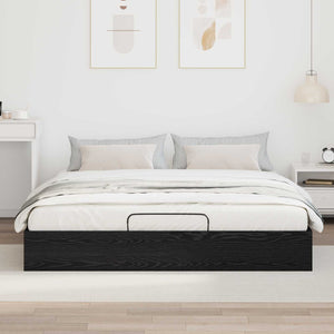 Ottoman Bettgestell Schwarze Eiche 180x200 cm