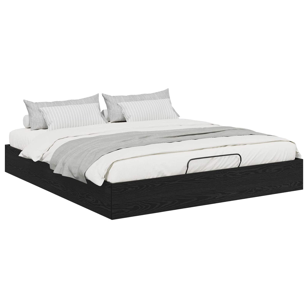 Ottoman Bettgestell Schwarze Eiche 180x200 cm