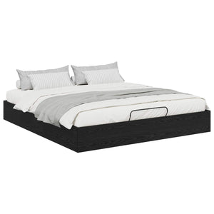 Ottoman Bettgestell Schwarze Eiche 180x200 cm
