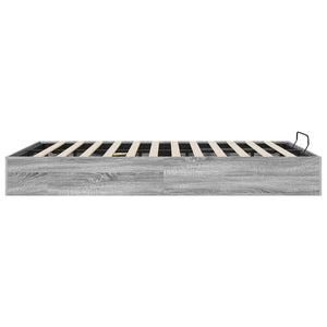 vidaXL Ottoman Bed Frame Grey Sonoma 203 x 150 x 25 cm