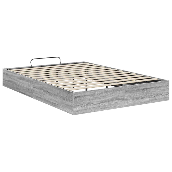 vidaXL Ottoman Bed Frame Grey Sonoma 193 x 120 x 25 cm
