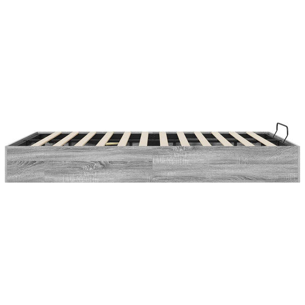 vidaXL Ottoman Bed Frame Grey Sonoma 193 x 120 x 25 cm