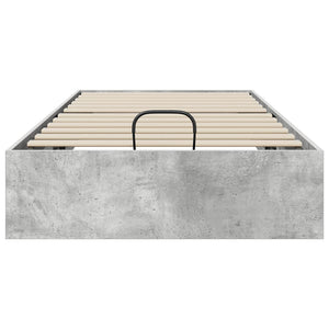 vidaXL Ottoman Bed Frame Concrete Grey 90 x 190 cm Engineered Wood