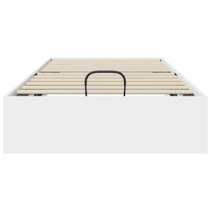vidaXL Ottoman Bed Frame White 75.5 x 190 cm Engineered Wood