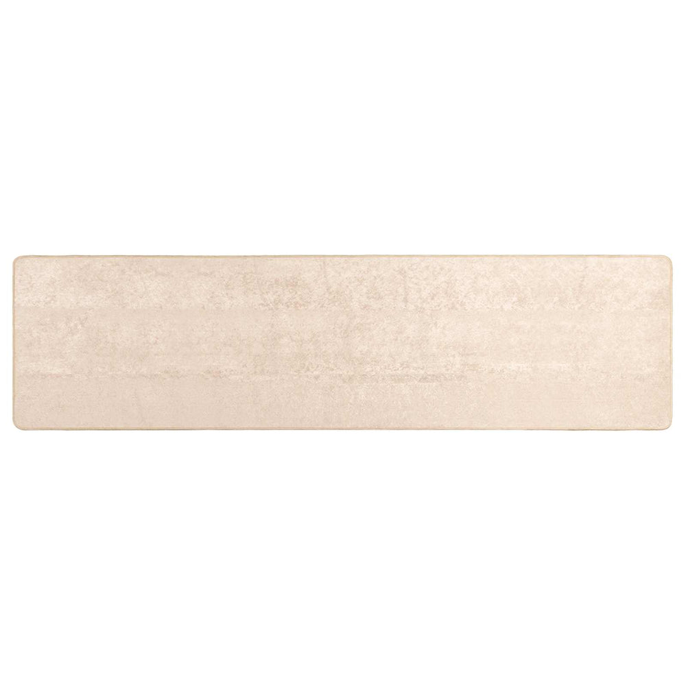 Creme Teppichläufer 80x250 cm