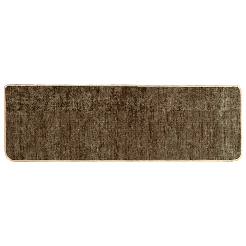 vidaXL Runner Rug MARSA Forest Green 100 x 350 cm Polyester and PVC