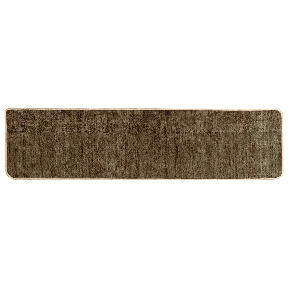 vidaXL Runner Rug MARSA Forest Green 100 x 450 cm Polyester and PVC