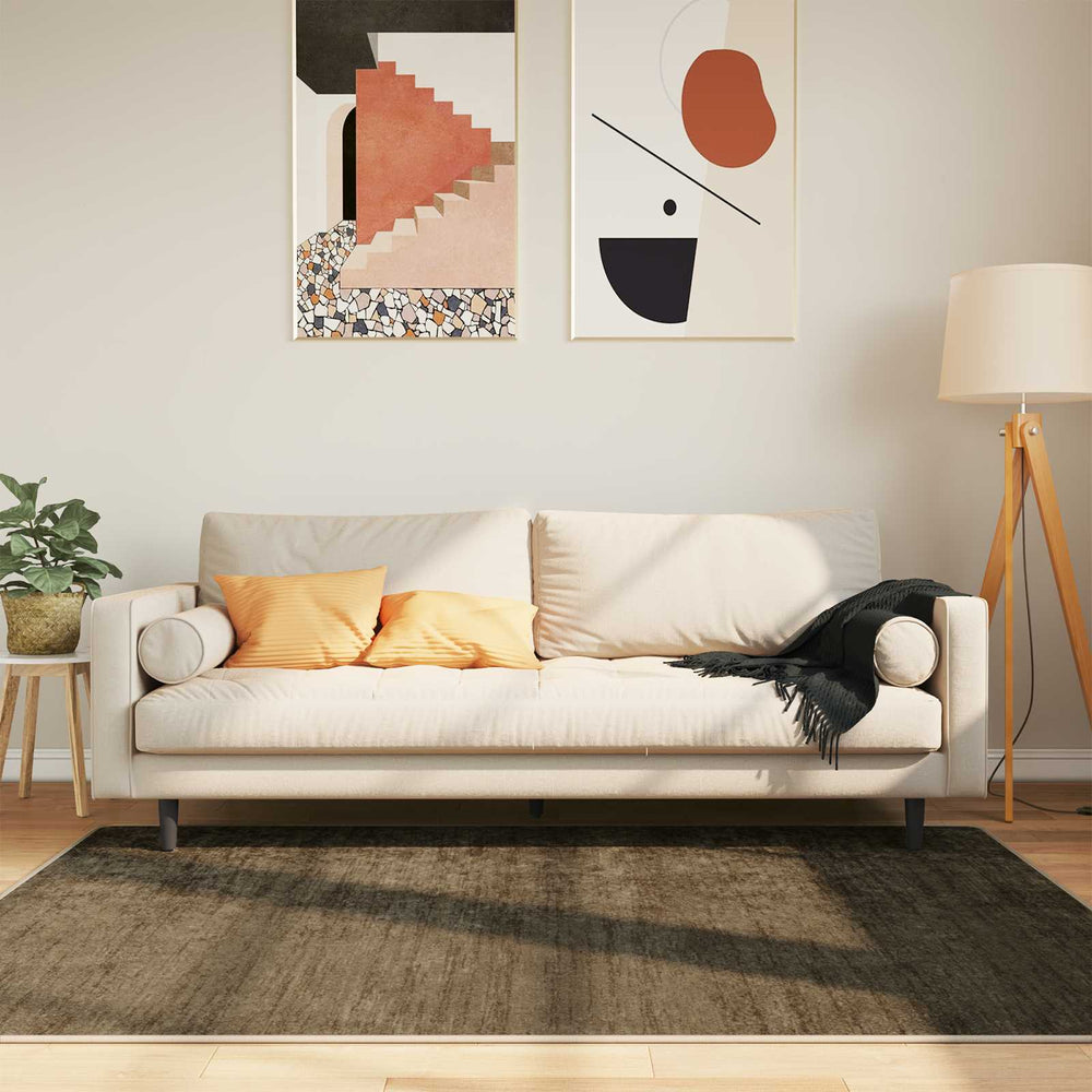 vidaXL Runner MARSA Forest Green 120 x 170 cm Polyester and PVC