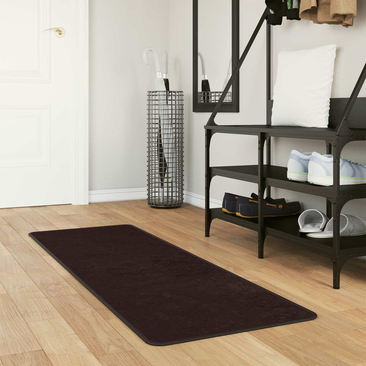 vidaXL Runner MARSA Anthracite 50 x 150 cm Polyester and PVC