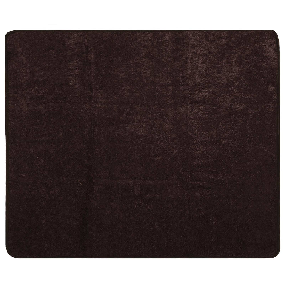 vidaXL Runner Rug MARSA Anthracite 80 x 100 cm Polyester and PVC