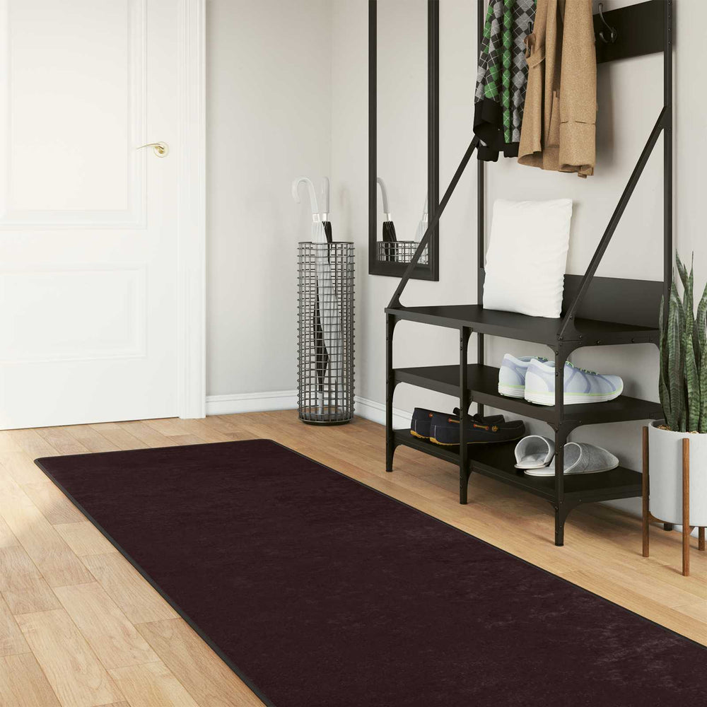 vidaXL Runner MARSA Anthracite 80 x 350 cm Polyester and PVC