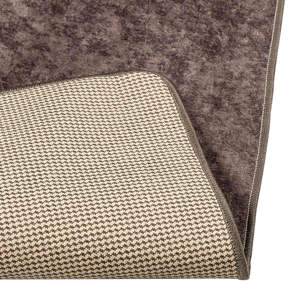 vidaXL Runner Rug MARSA Grey 80 x 100 cm Polyester and PVC
