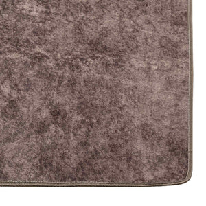 vidaXL Runner Rug MARSA Grey 80 x 100 cm Polyester and PVC