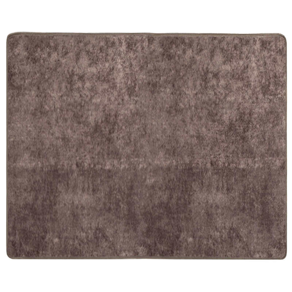 vidaXL Runner Rug MARSA Grey 80 x 100 cm Polyester and PVC
