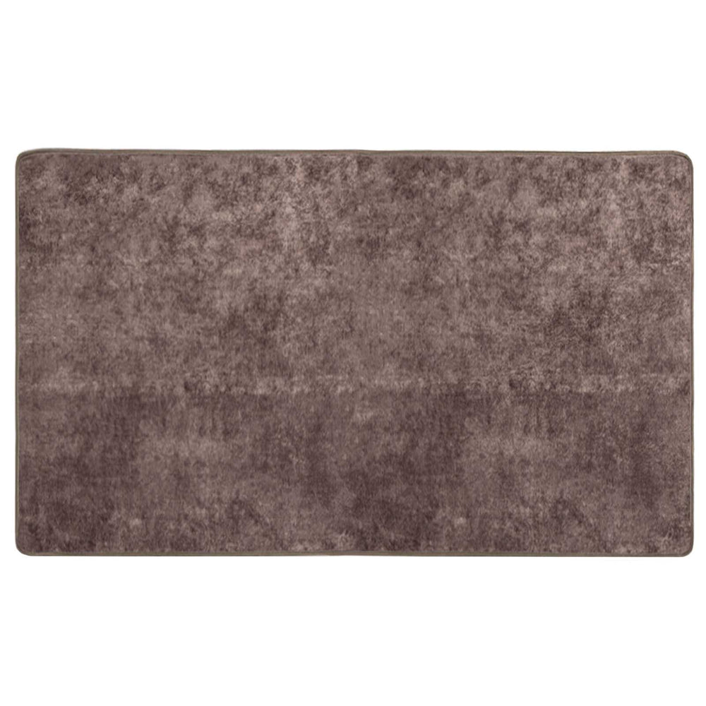 vidaXL Runner Rug MARSA Grey 80 x 150 cm Polyester and PVC