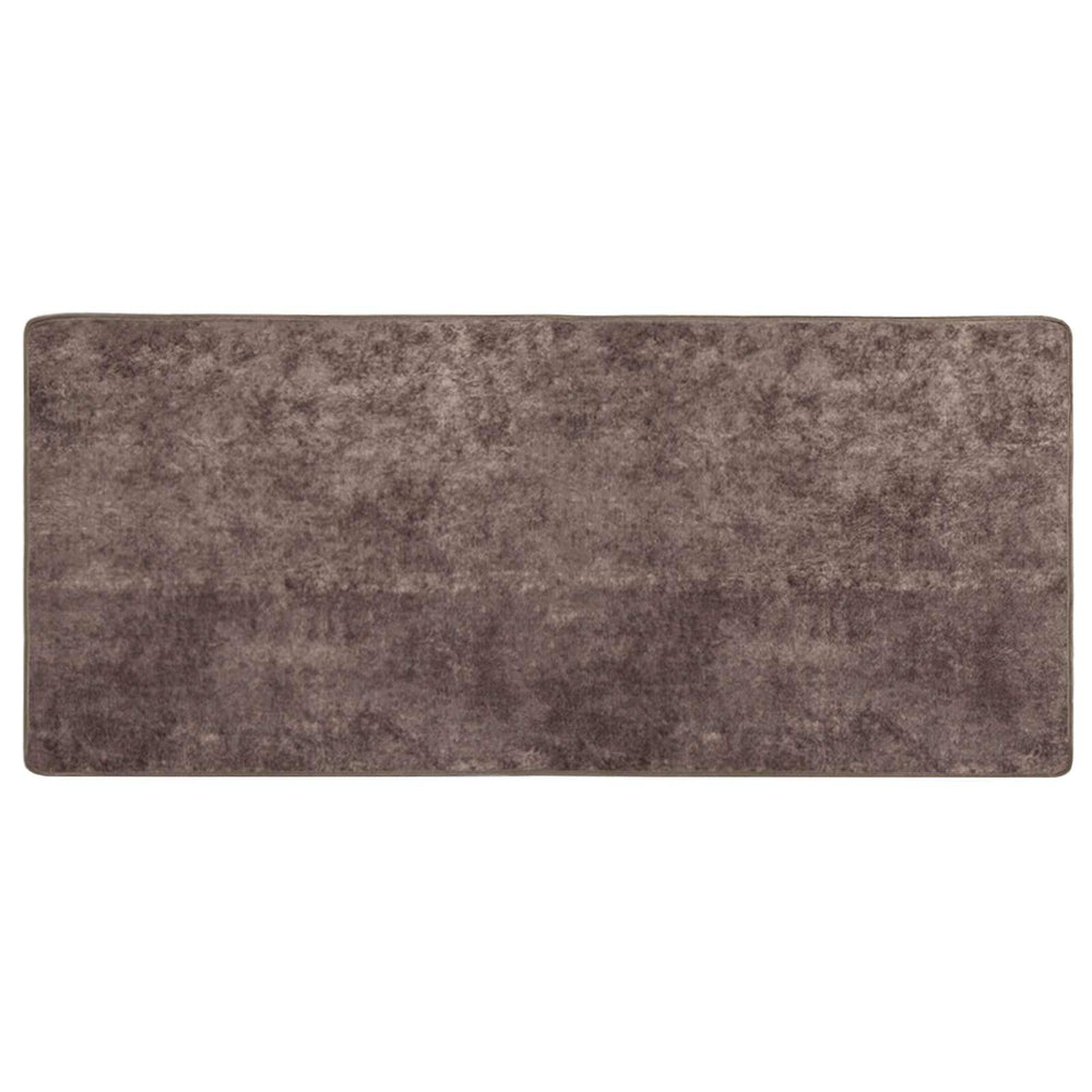 vidaXL Runner Rug MARSA Grey 80 x 200 cm Polyester and PVC