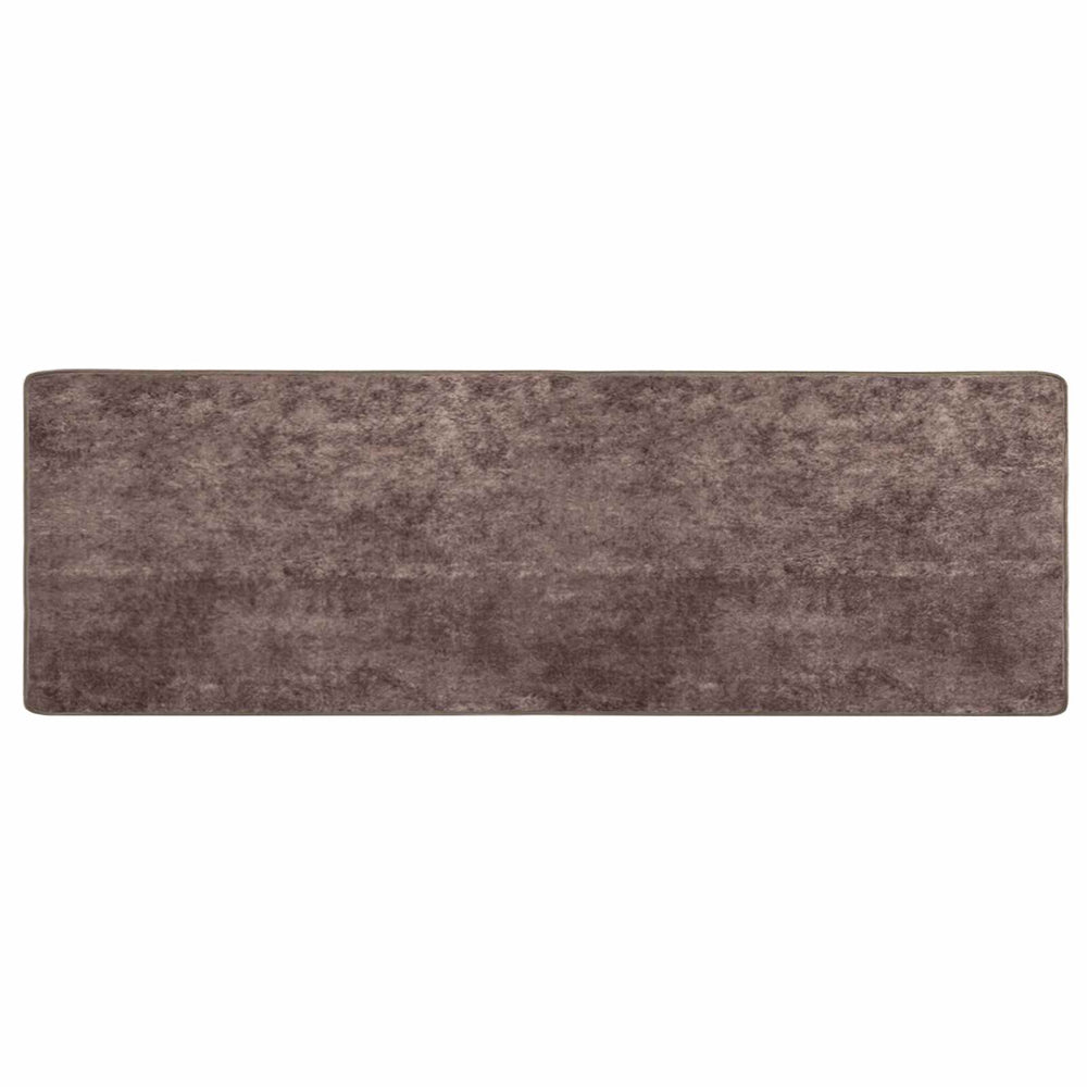 vidaXL Runner MARSA Gray 80 x 250 cm Polyester and PVC
