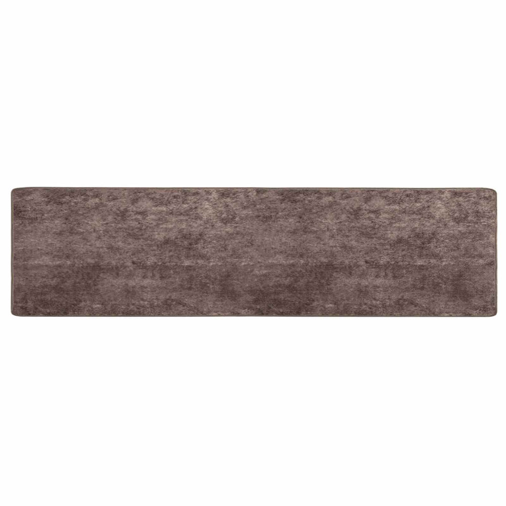 vidaXL Runner MARSA Gray 80 x 400 cm Polyester and PVC