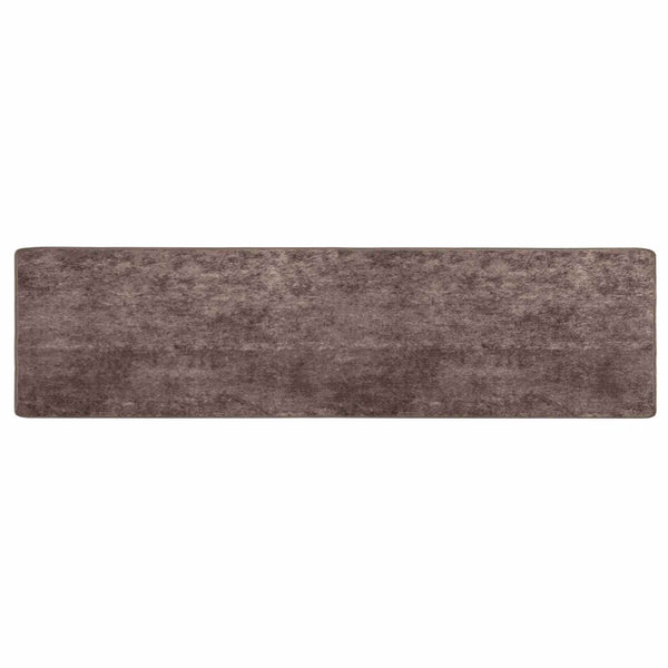 vidaXL Runner MARSA Gray 80 x 400 cm Polyester and PVC