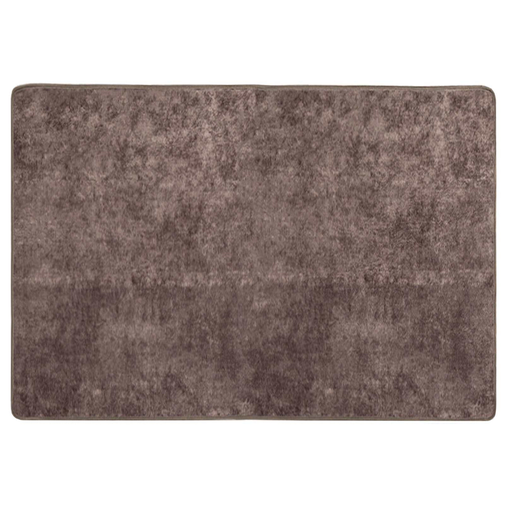 vidaXL Runner MARSA Grey 100 x 150 cm Polyester and PVC