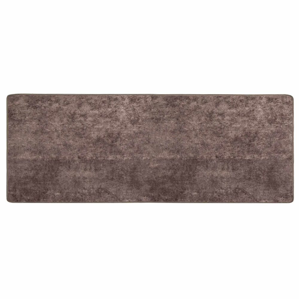 vidaXL Runner MARSA Grey 100 x 250 cm Polyester and PVC