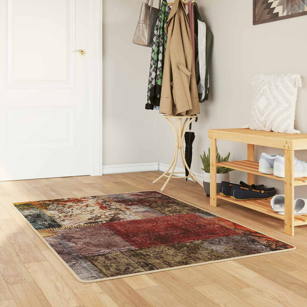 vidaXL Hallway Runner MARSA Multicolour 80 x 100 cm Polyester and PVC